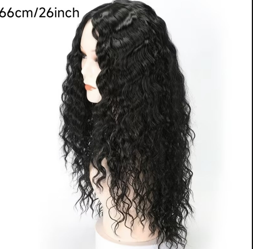 Afro wig with curly texture