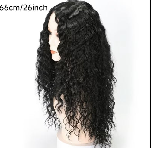 Afro wig with curly texture