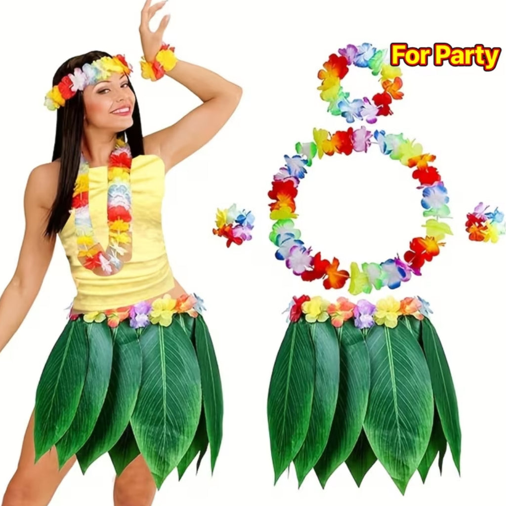 Hawaiian luau costume set