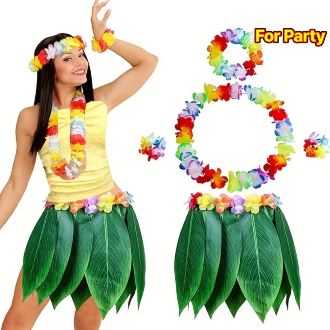 Hawaiian luau costume set