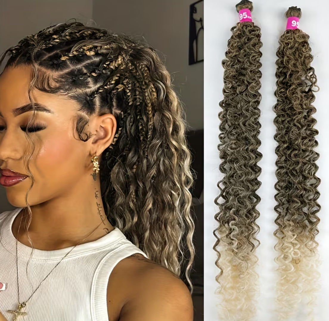 Stylish hair tie wig