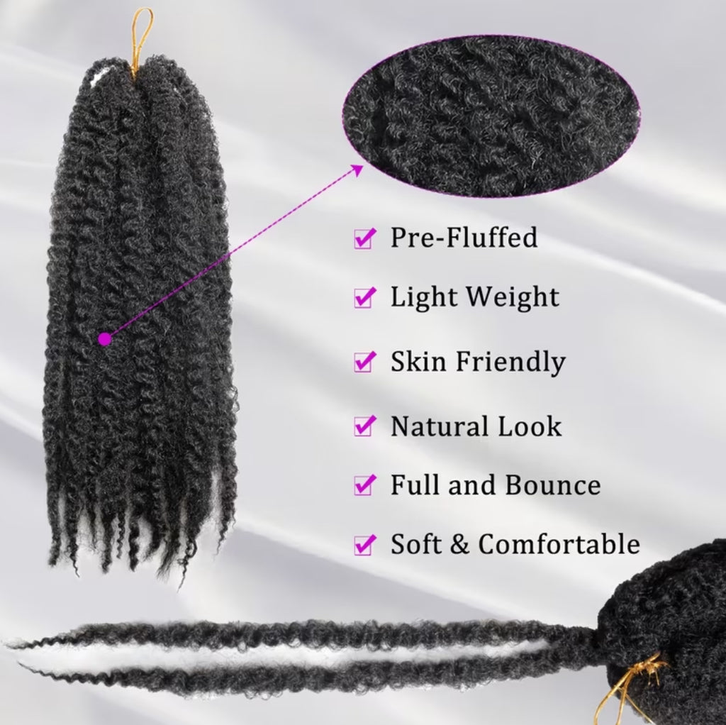 Marley Twist afro hair