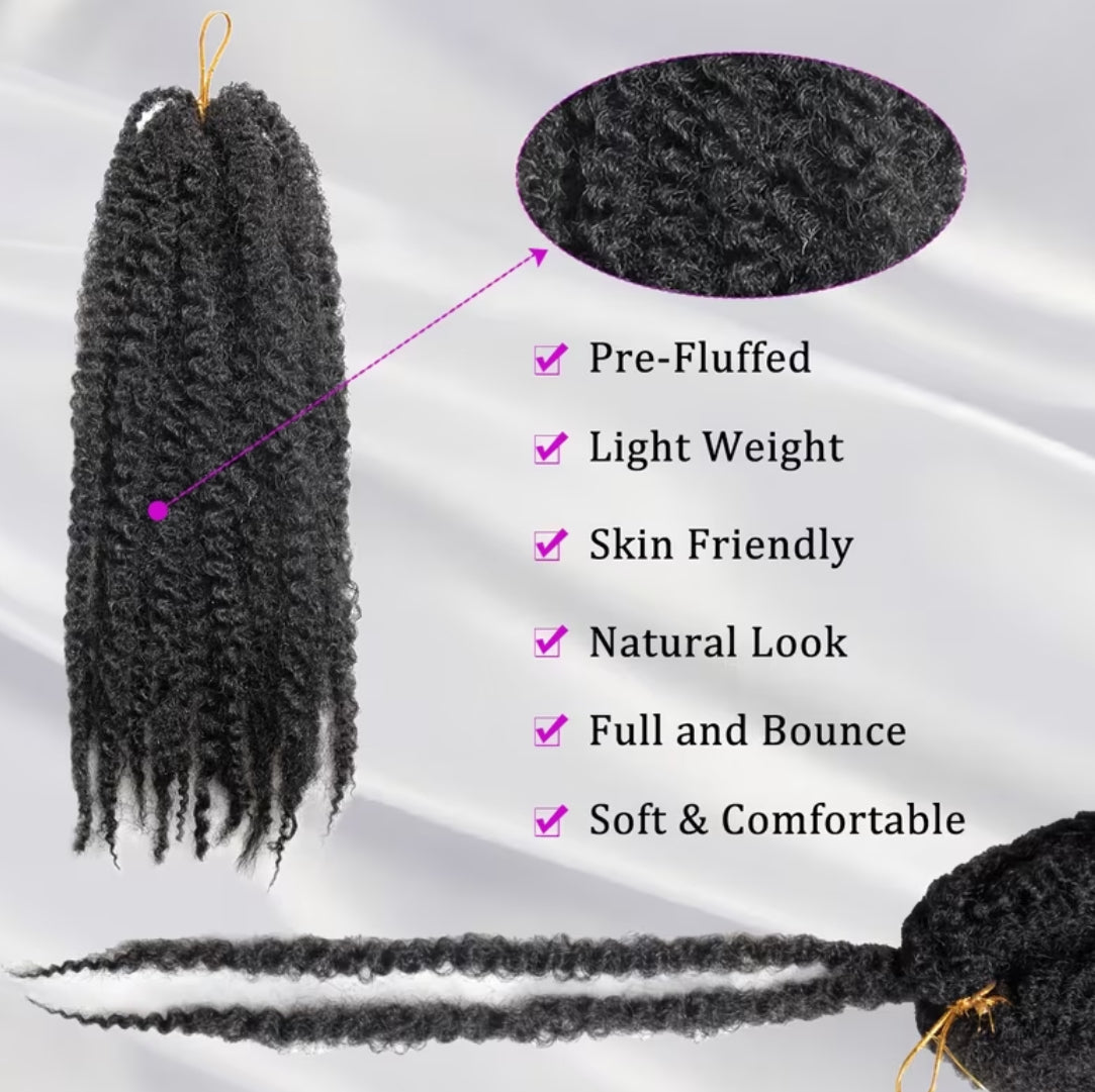 Marley Twist afro hair