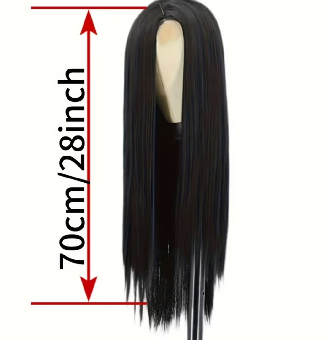 Long Black wig